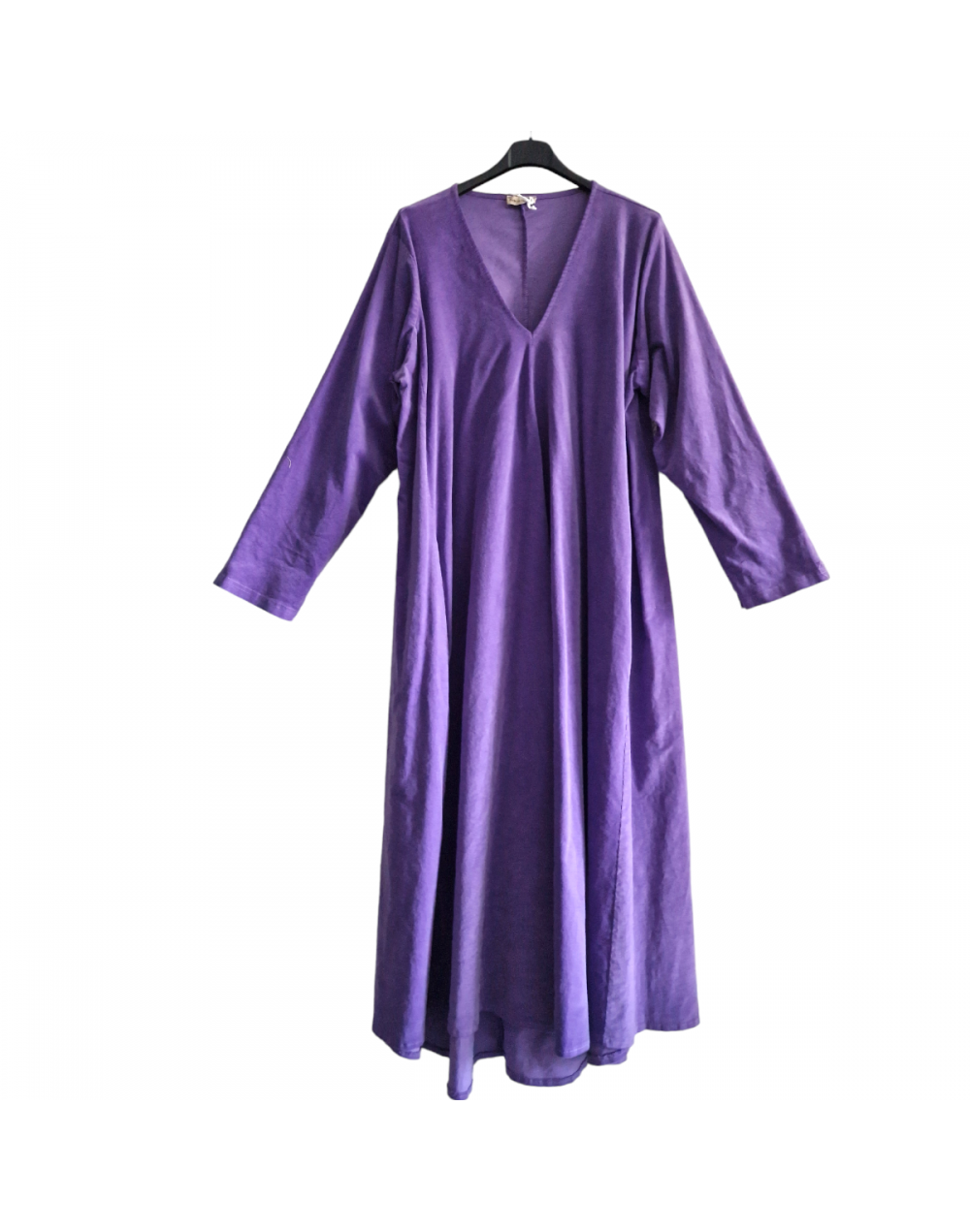 Robe longue en velours taille unique 48