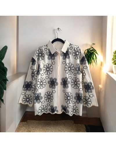 Chemise brodée taille L M XL